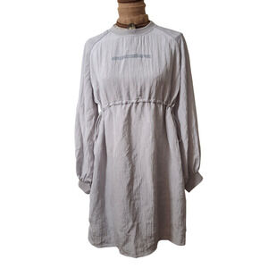 Jeanasis Lightweight Gray‎ Empire Waist Workout Top One size